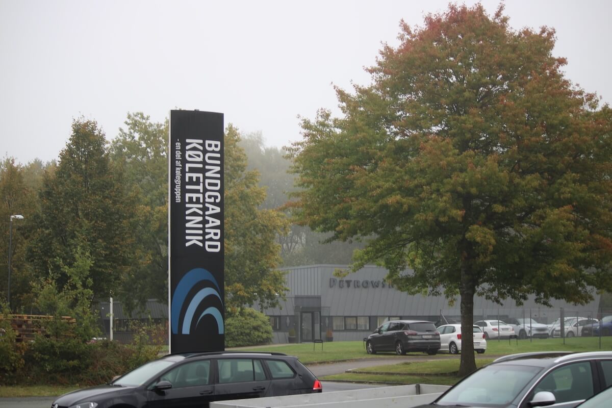 Bundgaard køleteknik skilt