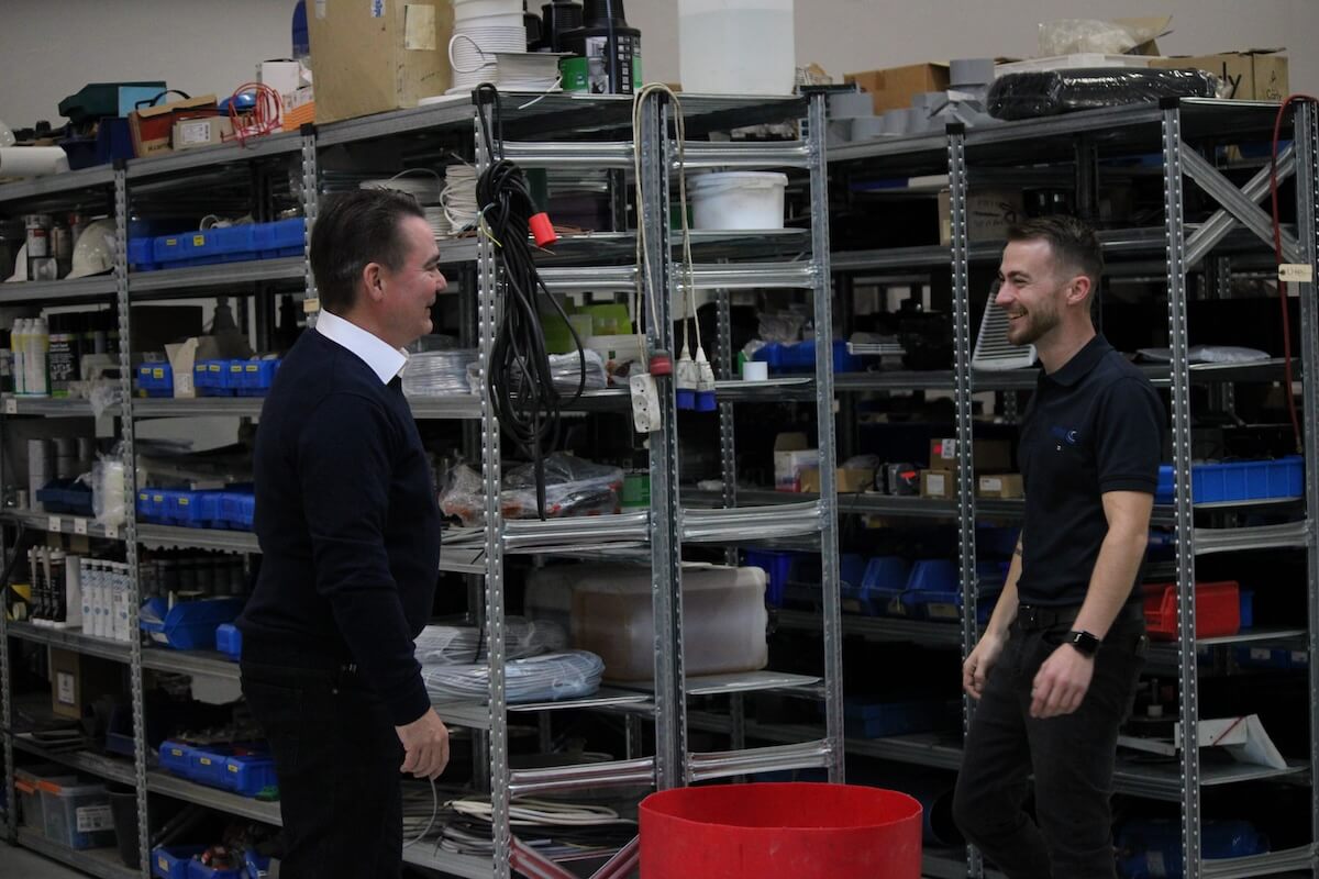 Bundgaard køleteknik direktør og lærling