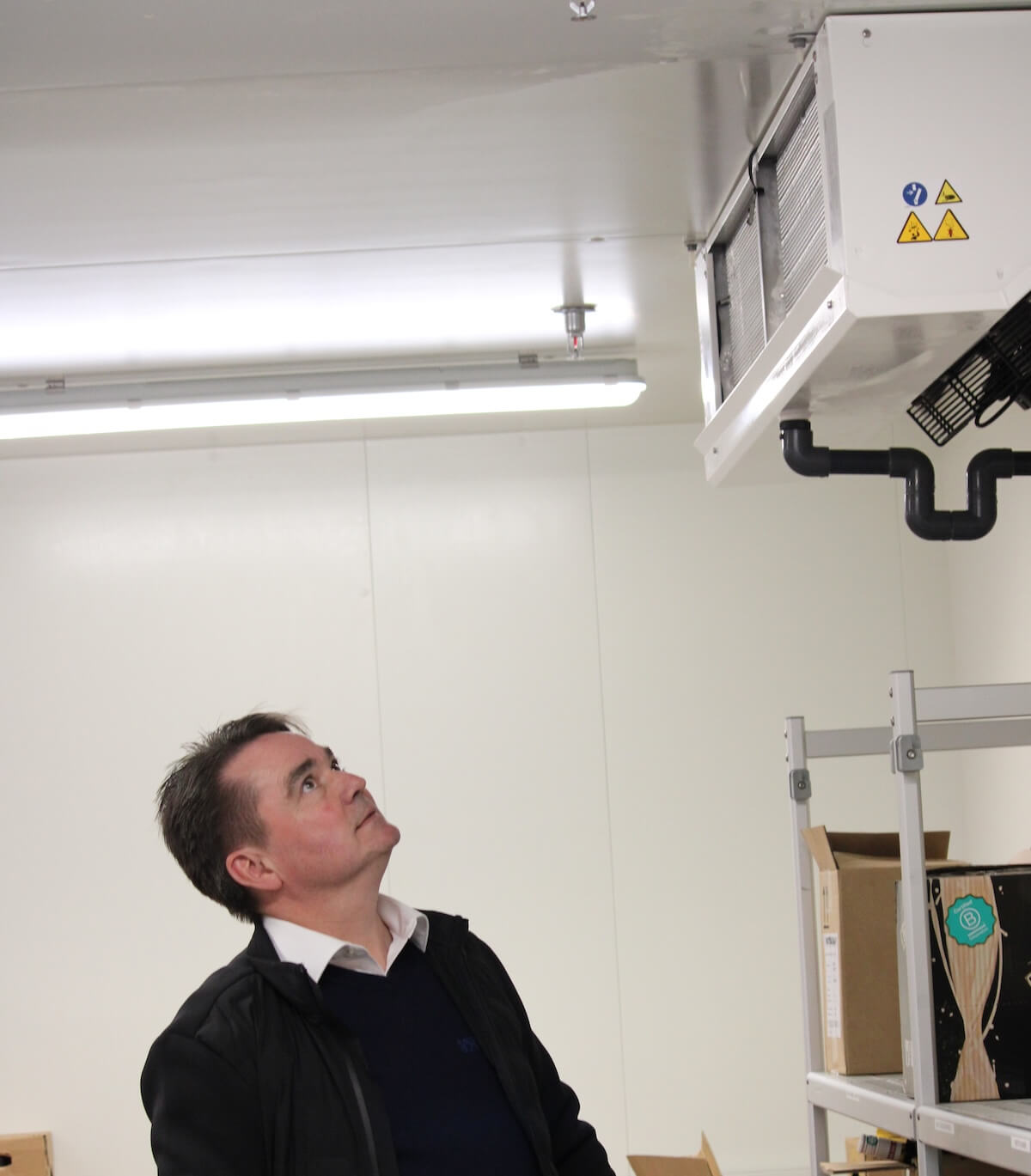 køleanlæg indenfor