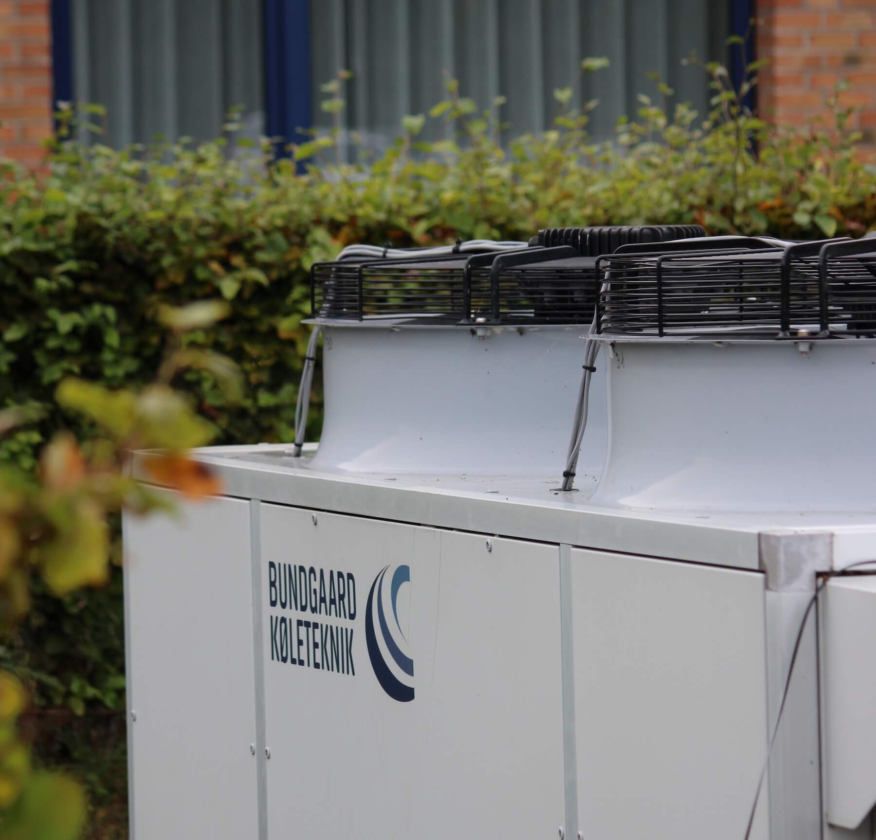 Bundgaard Køleteknik CO2 anlæg udenfor hotel